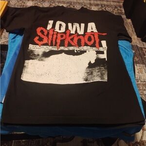 Slipknot Iowa Graphic Tee - Black with Red & White Print